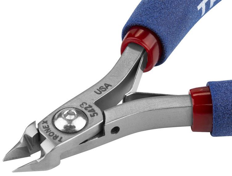 Tronex 5423 Mini Tapered & Relieved Head Razor-Flush Carbon Steel Cutter, 4.6" OAL