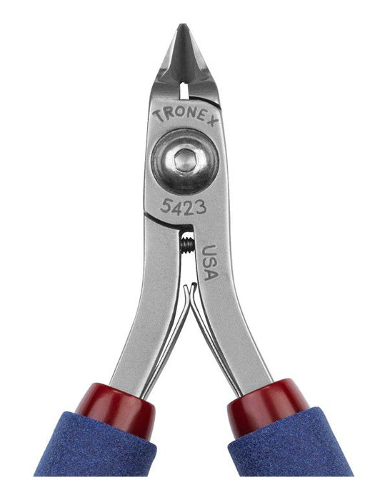 Tronex 5423 Mini Tapered & Relieved Head Razor-Flush Carbon Steel Cutter, 4.6" OAL