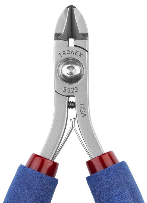 Tronex 5523 General Purpose Large Oval Relieved Head Razor-Flush Carbon Steel Cutter, 4.7" OAL