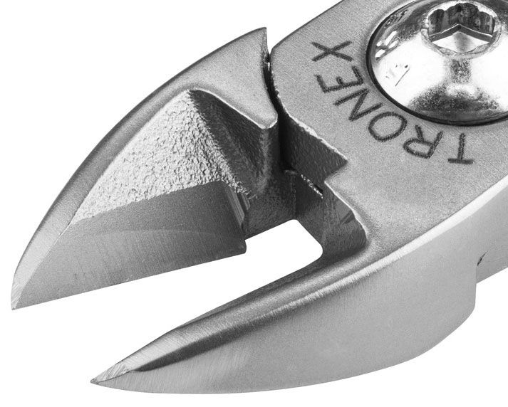 Tronex 5612 Heavy-Duty Extra Large Oval Head Flush Carbon Steel Cutter with Medium Standard Handles, 5.5" OAL