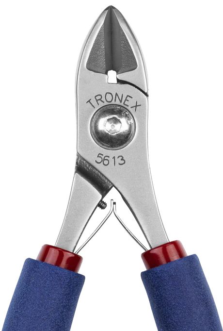 Tronex 5613 Heavy-Duty Extra Large Oval Head Razor-Flush Carbon Steel Cutter with Medium Standard Handles, 5.5" OAL