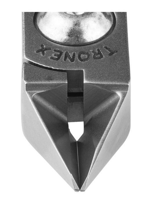 Tronex 5711 Extra Long Large Tapered Head Semi-Flush Carbon Steel Cutter, 4.7" OAL