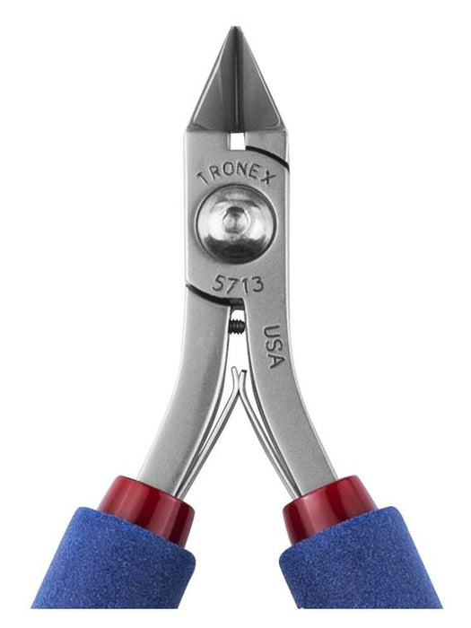 Tronex 5713 Extra Long Large Tapered Head Razor-Flush Carbon Steel Cutter, 4.7" OAL