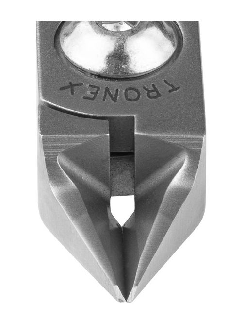 Tronex 5722 Extra Long Large Tapered & Relieved Head Flush Carbon Steel Cutter, 4.7" OAL