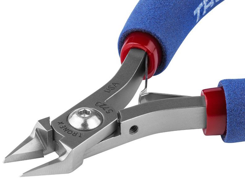 Tronex 5723 Extra Long Large Tapered & Relieved Head Razor-Flush Carbon Steel Cutter, 4.7" OAL