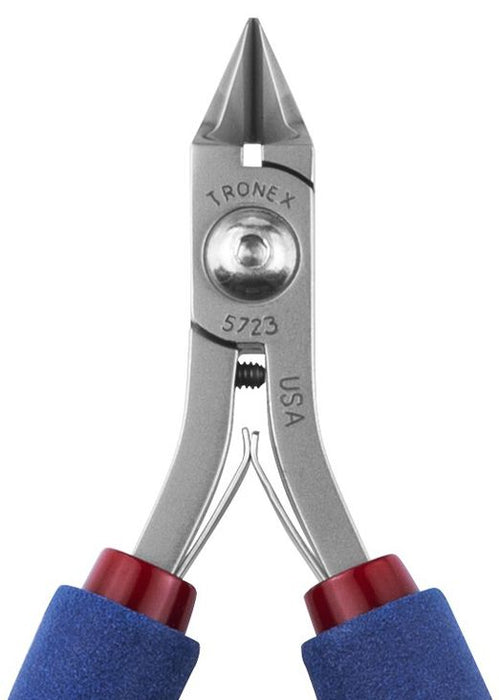 Tronex 5723 Extra Long Large Tapered & Relieved Head Razor-Flush Carbon Steel Cutter, 4.7" OAL