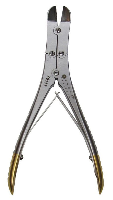 Tronex 7011T Oval Head Semi-Flush Tungsten Carbide Cutter with Ergonomic Handles, 6.3" OAL