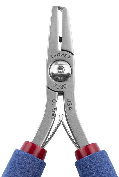 Tronex 7030 90° Head Flush Carbon Steel 0.5mm Stand-Off Cutter with Long Ergonomic Handles & Anti-Dulling Protection, 5.8" OAL