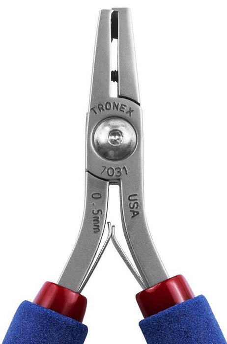 Tronex 7031 45° Head Flush Carbon Steel 0.5mm Stand-Off Cutter with Long Ergonomic Handles & Anti-Dulling Protection, 5.8" OAL