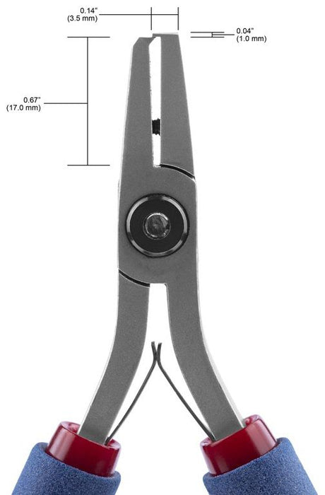 Tronex 7032 90° Head Flush Carbon Steel 1.0mm Stand-Off Cutter with Ergonomic Handles, 5.8" OAL