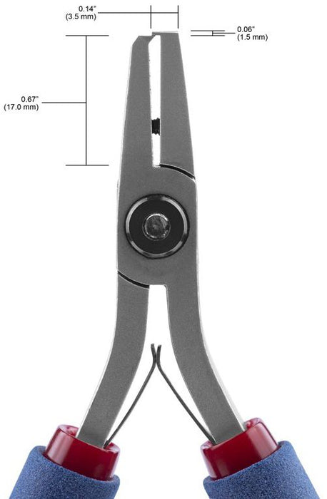 Tronex 7033 90° Head Flush Carbon Steel 1.5mm Stand-Off Cutter with Ergonomic Handles, 5.8" OAL