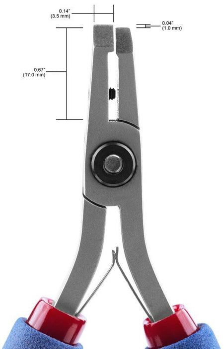 Tronex 7034 45° Head Flush Carbon Steel 1.0mm Stand-Off Cutter with Ergonomic Handles, 5.8" OAL