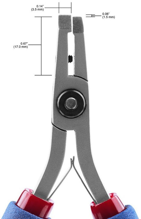 Tronex 7035 45° Head Flush Carbon Steel 1.5mm Stand-Off Cutter with Ergonomic Handles, 5.8" OAL