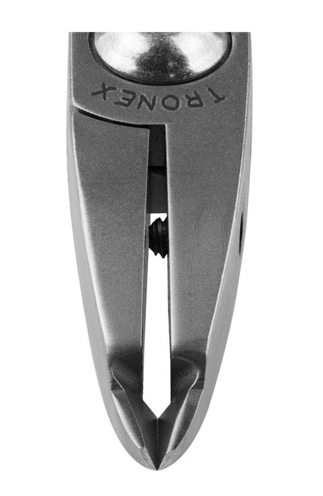 Tronex 7070 Slim Large Low Relieved Head Razor-Flush Carbon Steel Small Tip Cutter with Long Ergonomic Handles, 6.1" OAL