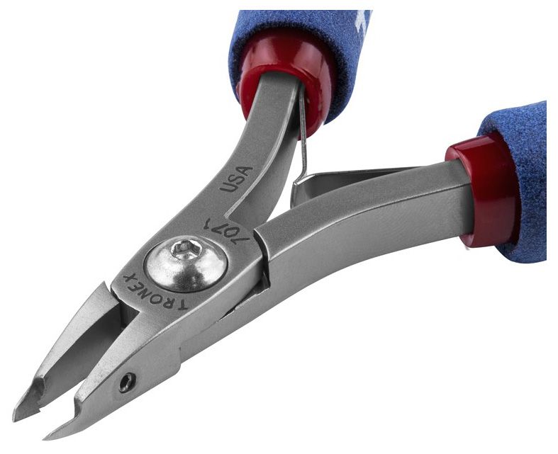 Tronex 7071 SMT Sub-Mini Small Head Carbon Steel Fine Tip Cutter with Long Ergonomic Handles, 5.7" OAL