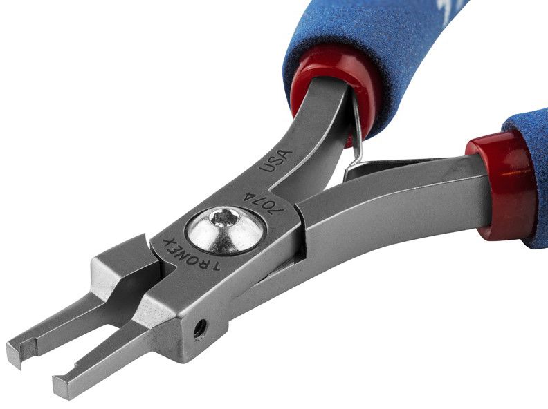 Tronex 7074 Mini Very Narrow Long 90° Head Flush Carbon Steel Cutter, 5.9" OAL