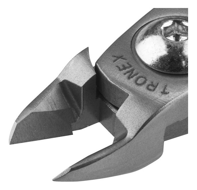 Tronex 7312 SMT Mini Oval Head Flush Carbon Steel Cutter with Long Ergonomic Handles, 5.5" OAL