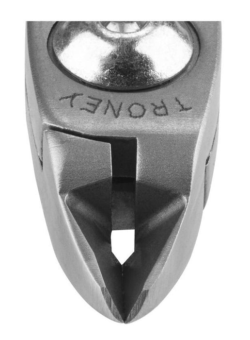 Tronex 7313 SMT Mini Oval Head Razor-Flush Carbon Steel Cutter with Long Ergonomic Handles, 5.5" OAL