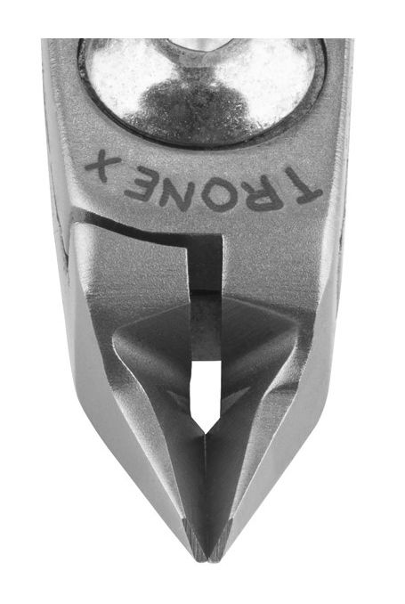 Tronex 7422 Mini Tapered & Relieved Head Flush Carbon Steel Cutter with Long Ergonomic Handles, 5.6" OAL