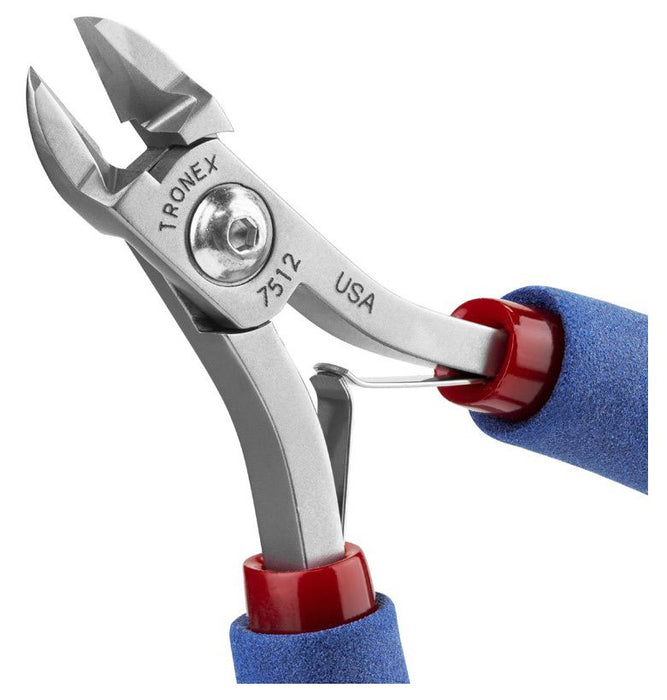 Tronex 7512 General Purpose Large Oval Head Flush Carbon Steel Cutter with Long Ergonomic Handles, 5.7" OAL