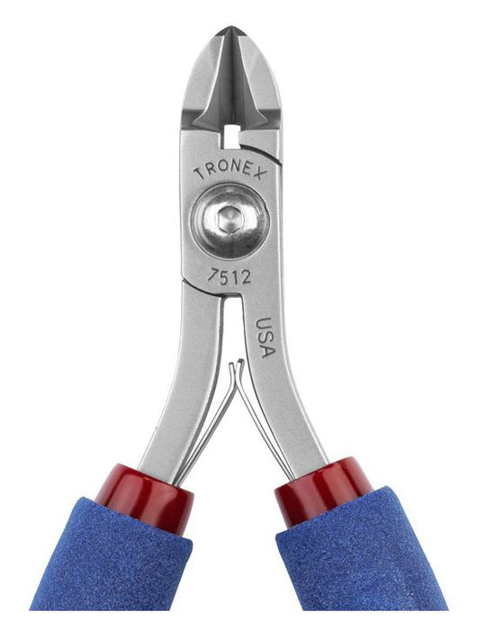 Tronex 7512 General Purpose Large Oval Head Flush Carbon Steel Cutter with Long Ergonomic Handles, 5.7" OAL