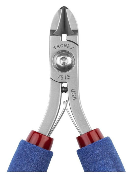 Tronex 7513 General Purpose Large Oval Head Razor-Flush Carbon Steel Cutter with Long Ergonomic Handles, 5.7" OAL