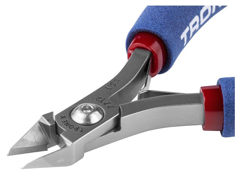 Tronex 7712 Extra Long Large Tapered Head Flush Carbon Steel Cutter with Long Ergonomic Handles, 5.7" OAL