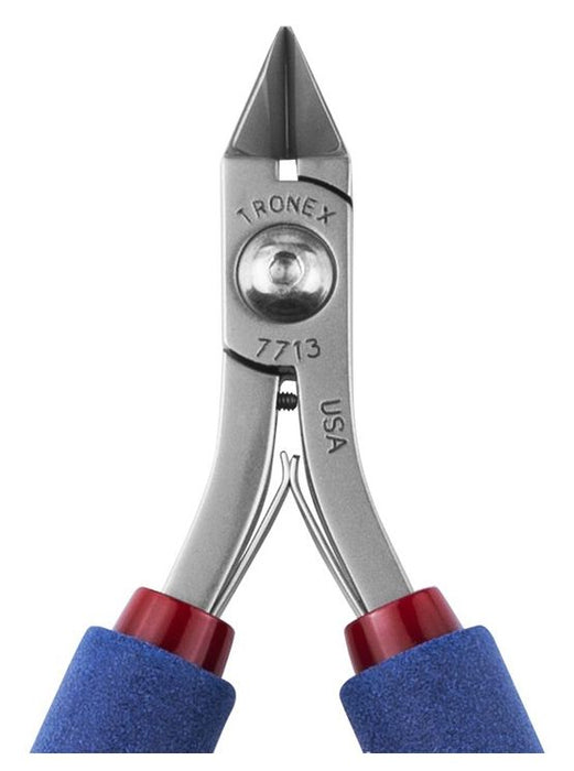 Tronex 7713 Extra Long Large Tapered Head Razor-Flush Carbon Steel Cutter with Long Ergonomic Handles, 5.7" OAL