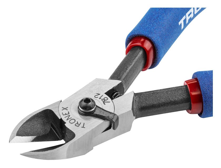 Tronex 7812 Heavy-Duty Long Extra Large Oval Head Flush Forged Carbon Steel Cutter with Long Ergonomic Handles, 6.2" OAL