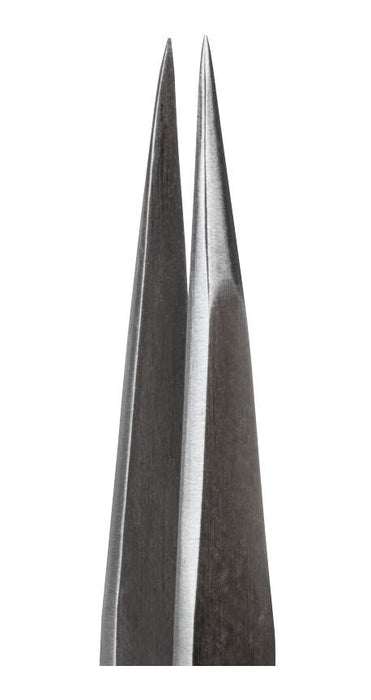 Tronex M5-SA-CH Mini Stainless Steel Tweezer with Straight, Extra Tapered, Very Fine, Pointed Tips