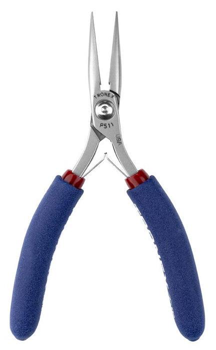 Tronex P511 Chain Nose Pliers with Long, Smooth Jaw, 5.50" OAL