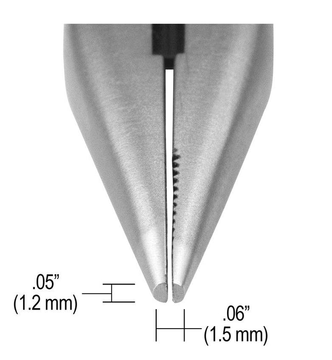 Tronex P513S Chain Nose Pliers with Short, Serrated Jaw, 4.90" OAL