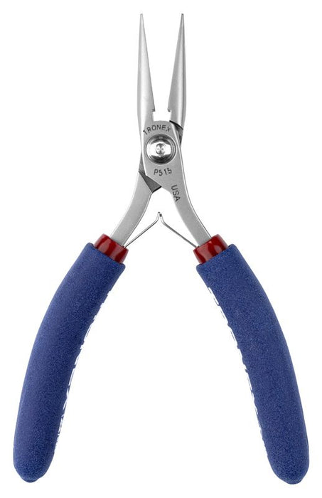 Tronex P515 Chain Nose Pliers with Long, Smooth Jaw & Extra-Fine Tips, 5.40" OAL