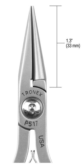 Tronex P517 Chain Nose/Round Nose Combo Pliers, 5.40" OAL