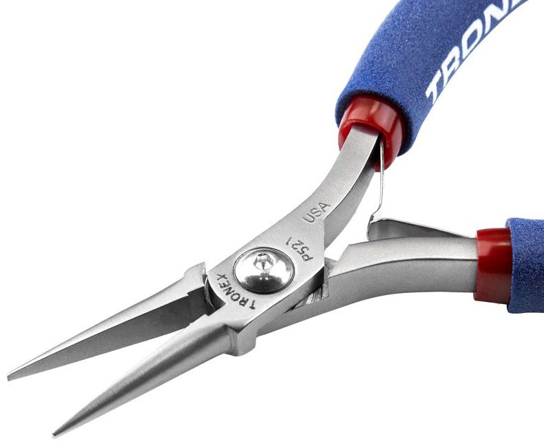 Tronex P521 Needle Nose Lead-Forming Pliers with Long, Smooth Jaw, 5.40" OAL