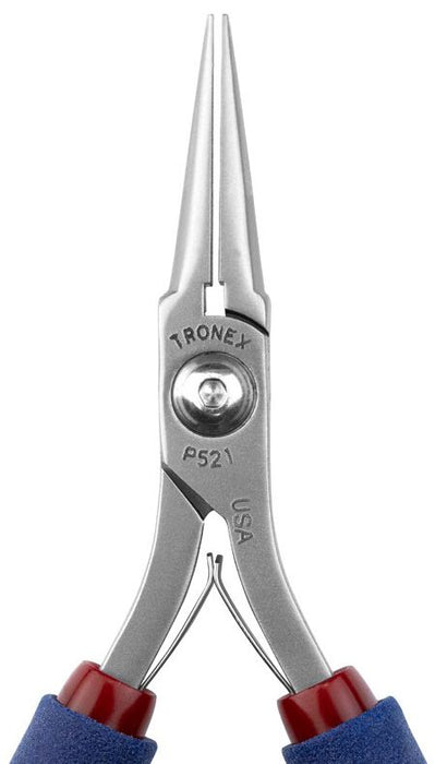 Tronex P521 Needle Nose Lead-Forming Pliers with Long, Smooth Jaw, 5.40" OAL