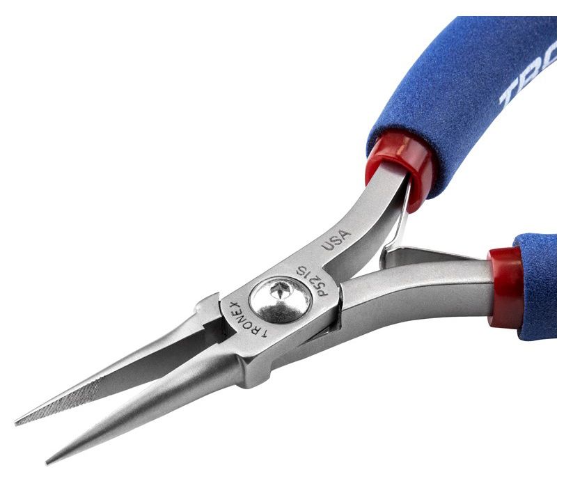 Tronex P521S Needle Nose Lead-Forming Pliers with Long, Serrated Jaw, 5.40" OAL