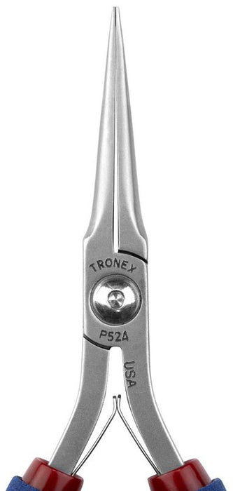 Tronex P524 Needle Nose Pliers with Extra-Long, Smooth Jaw, 5.80" OAL