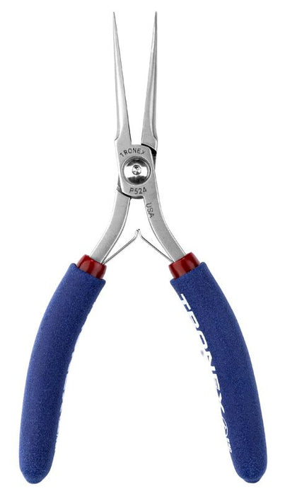 Tronex P524 Needle Nose Pliers with Extra-Long, Smooth Jaw, 5.80" OAL