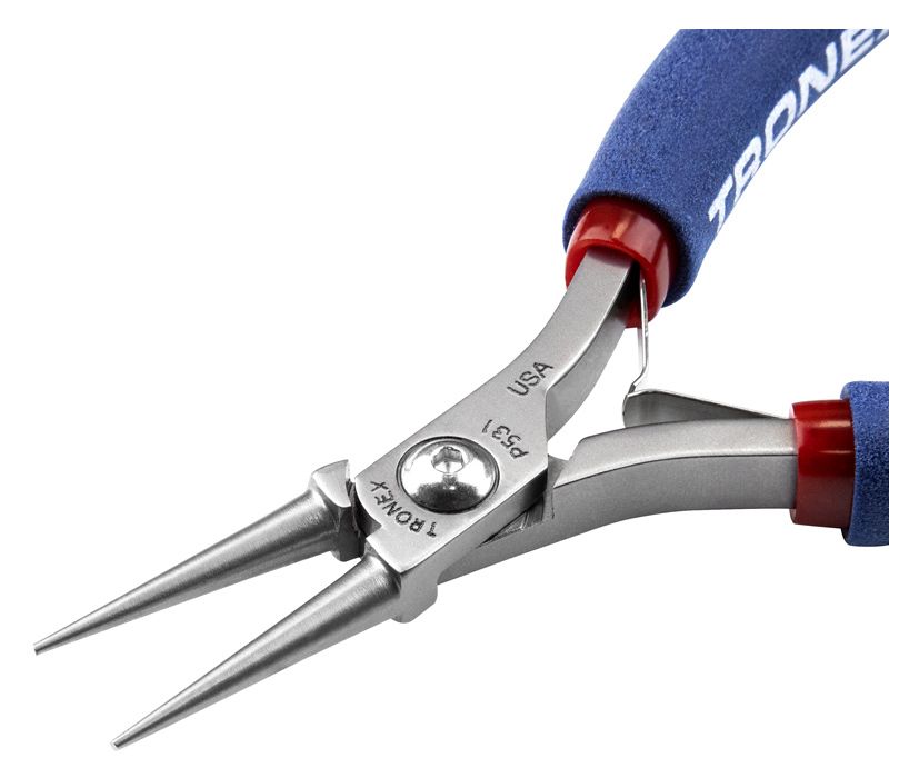 Tronex P531 Round Nose Bending Pliers with Long Jaw, 5.40" OAL