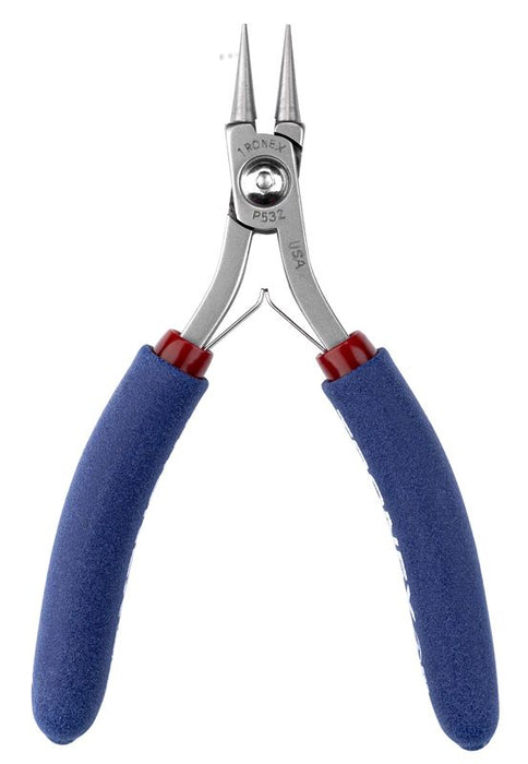 Tronex P532 Round Nose Bending Pliers with Short Jaw, 4.90" OAL