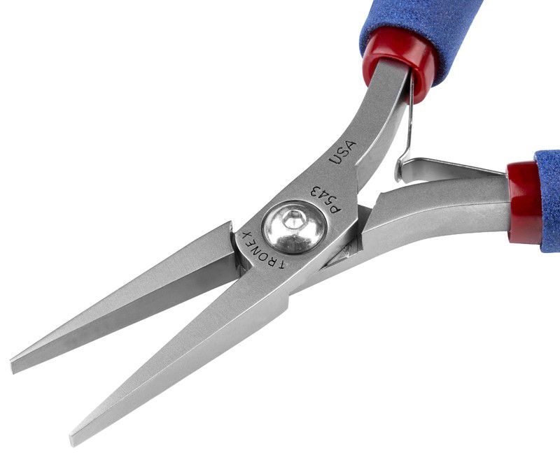 Tronex P543 Long, Thin Flat Nose Pliers with Long, Smooth Jaw, 5.40" OAL