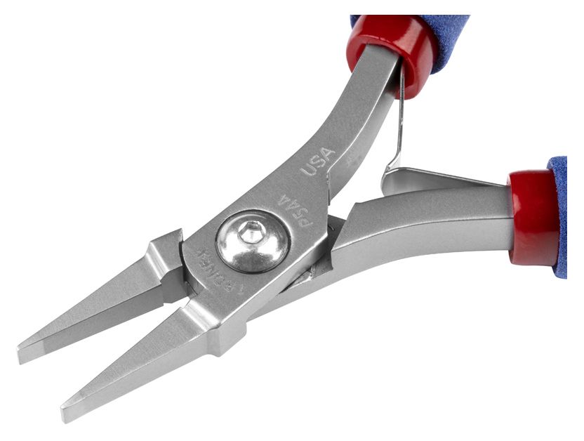 Tronex P544 Flat Nose Gripping/Bending Pliers with Short, Smooth Jaw, 5.00" OAL