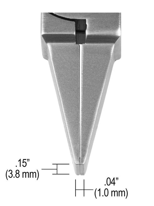 Tronex P544 Flat Nose Gripping/Bending Pliers with Short, Smooth Jaw, 5.00" OAL