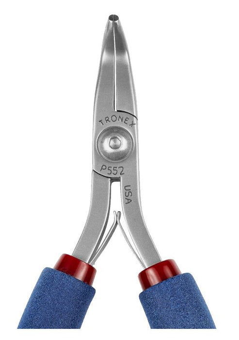 Tronex P552 Bent Nose Pliers with 60° Angled Sturdy Tips, 5.00" OAL