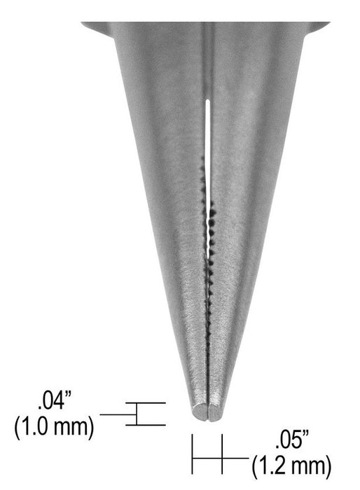 Tronex P721S Needle Nose Lead-Forming Pliers with Long, Serrated Jaw & Long Ergonomic Handles, 6.40" OAL