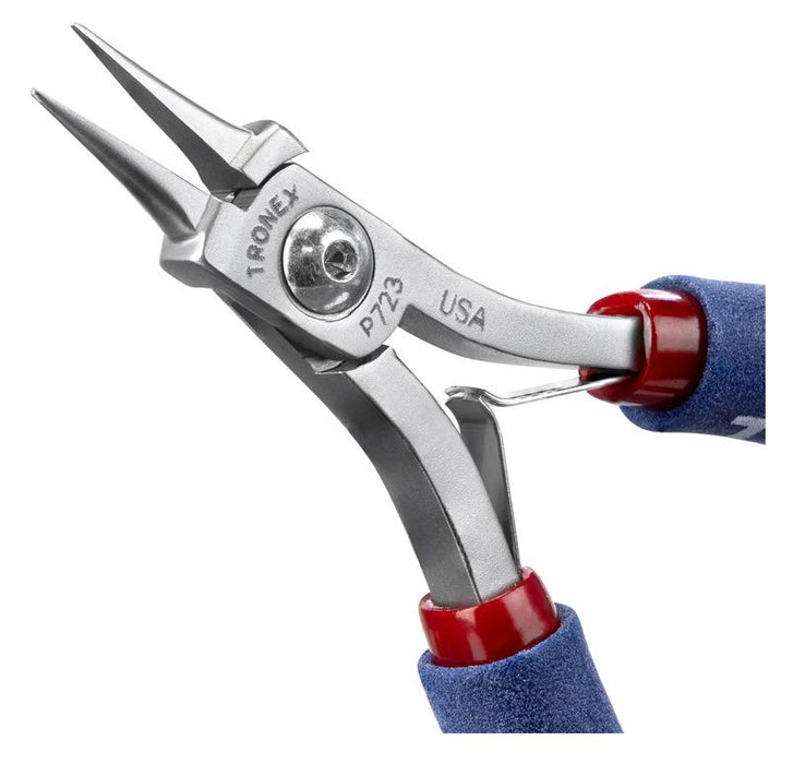 Tronex P723 Needle Nose Pliers with Short, Smooth Jaw & Long Ergonomic Handles, 5.90" OAL