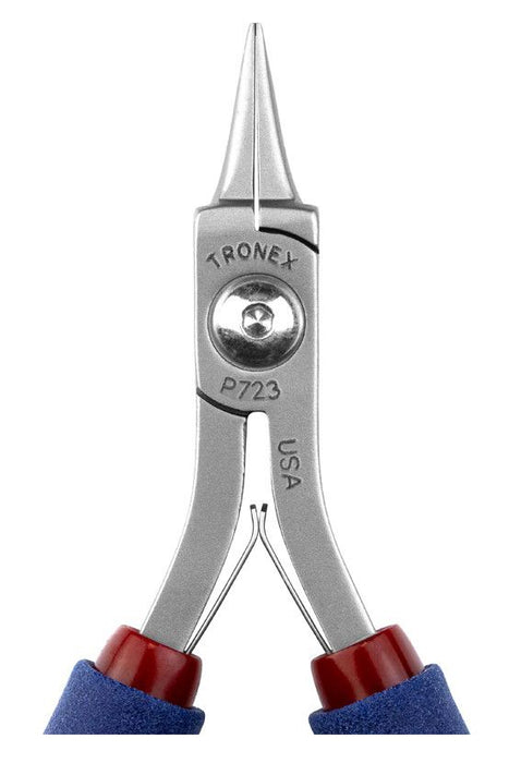 Tronex P723 Needle Nose Pliers with Short, Smooth Jaw & Long Ergonomic Handles, 5.90" OAL