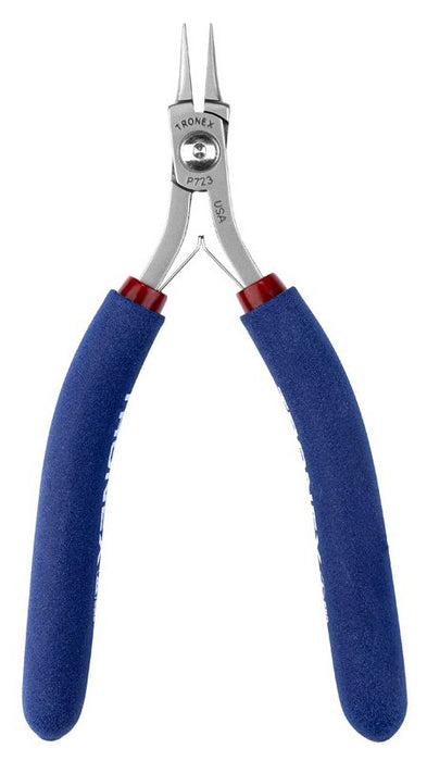 Tronex P723 Needle Nose Pliers with Short, Smooth Jaw & Long Ergonomic Handles, 5.90" OAL