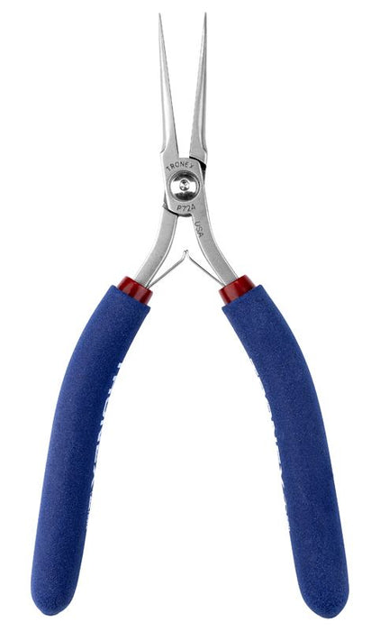 Tronex P724 Needle Nose Pliers with Extra-Long, Smooth Jaw & Long Ergonomic Handles, 6.80" OAL